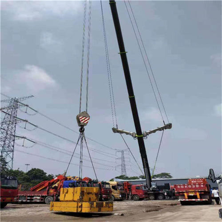 铺前镇风电设备吊装